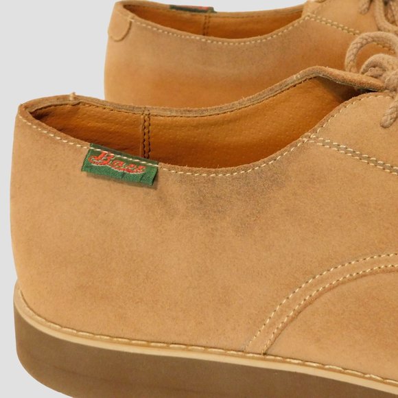 G H Bass Mens Shoes Suede Leather Oxford Ties Tan 10M - Picture 9 of 13